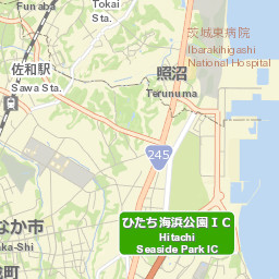 Hitachinaka-shi Street Map