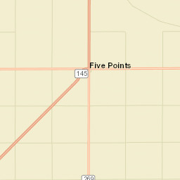 Westside California Street Map