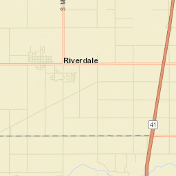 Riverdale California Street Map