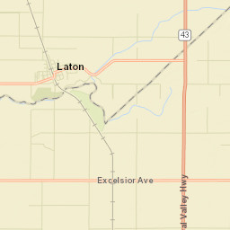 Shirley California Street Map