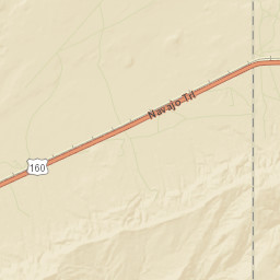 Cow Springs Arizona Street Map