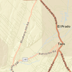 Taos Street Map
