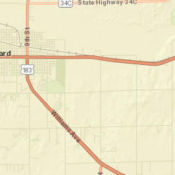 Woodward Street Map
