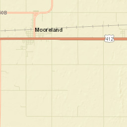 1601 N2130 Rd Mooreland OK 73852 Street Map