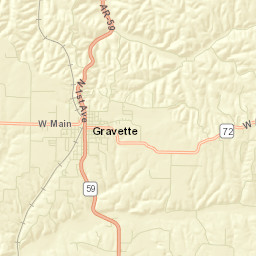 103-105 Deer Ridge Road Northeast, Gravette Street Map