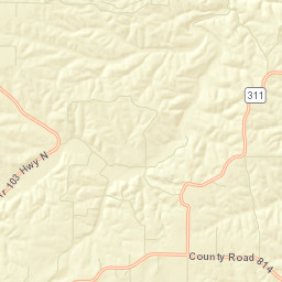 Yocum Arkansas Street Map