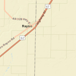 Old Reyno Arkansas Street Map