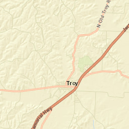 Troy Tennessee Street Map