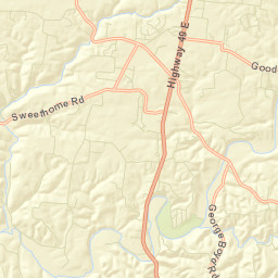 Sycamore Tennessee Street Map