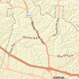 Williams Hills Tennessee Street Map