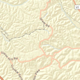 Ivy Point Tennessee Street Map