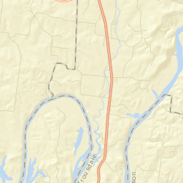 Barthelia Tennessee Street Map