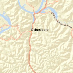 McCoinsville Tennessee Street Map