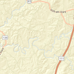 1634-1686 Standing Stone Hwy Cookeville TN Street Map