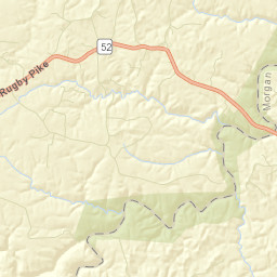Shirley Tennessee Street Map