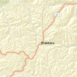 West Robbins Tennessee Street Map