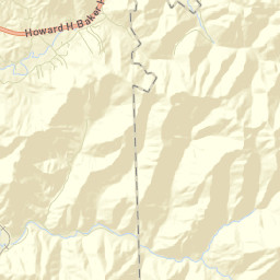 Straight Fork Tennessee Street Map