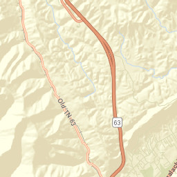 Turley Tennessee Street Map