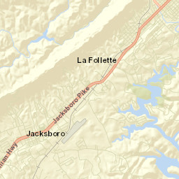 Hunter Tennessee Street Map