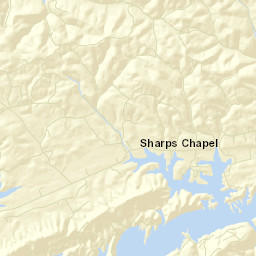 Welch Crossroad Tennessee Street Map