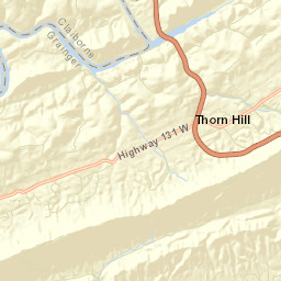 Thorn Hill Tennessee Street Map