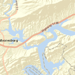 Mooresburg Springs Tennessee Street Map