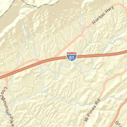 Pine Grove Tennessee Street Map