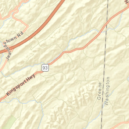 3475-3755 Jearoldstown Road, Fall Branch Street Map