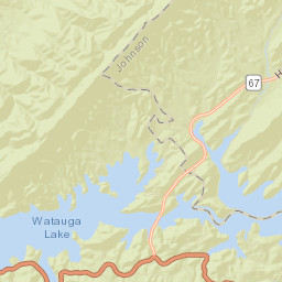 Pierce Tennessee Street Map