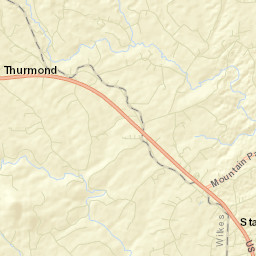 Thurmond Street Map