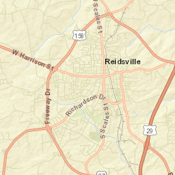 Reidsville Street Map