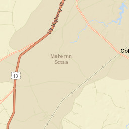 Hertford County Street Map