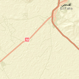 El Fahs Street Map