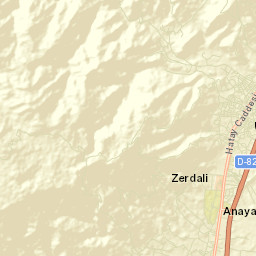 Anayazı Street Map