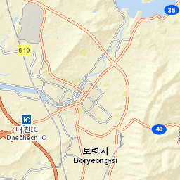 Boryeong Street Map