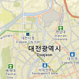 Daejeon Street Map