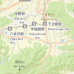 Ueda Shi Street Map