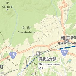 Karuizawa Street Map
