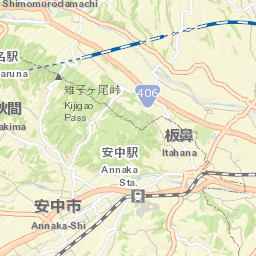 Annaka Street Map