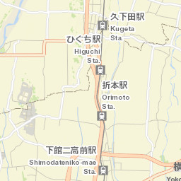 Chikusei Street Map