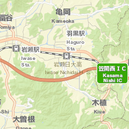 Sakuragawa-shi Street Map