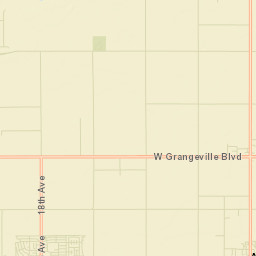 Grangeville California Street Map