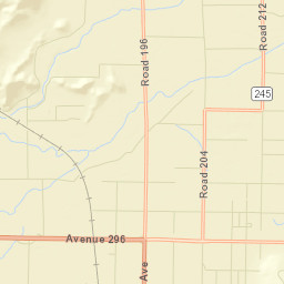 Saint Johns California Street Map