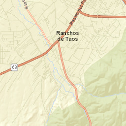 Ranchos de Taos Street Map