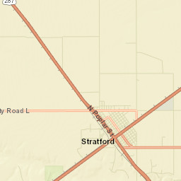 Stratford Street Map