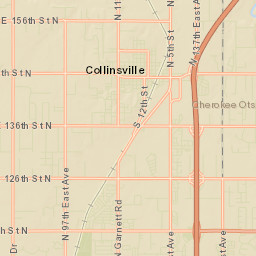 202 South 2nd Street, Collinsville, OK Street Map
