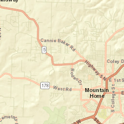 Spring Lake Estates Arkansas Street Map