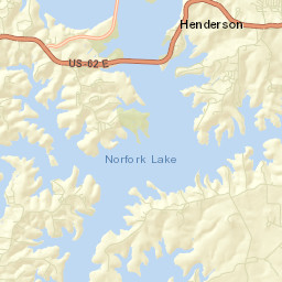 Henderson Arkansas Street Map