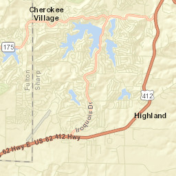 60-98 Valley Heart Drive, Highland, AR Street Map