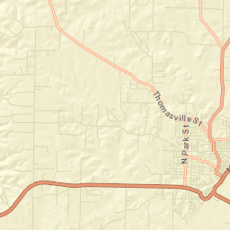 Pocahontas Arkansas Street Map